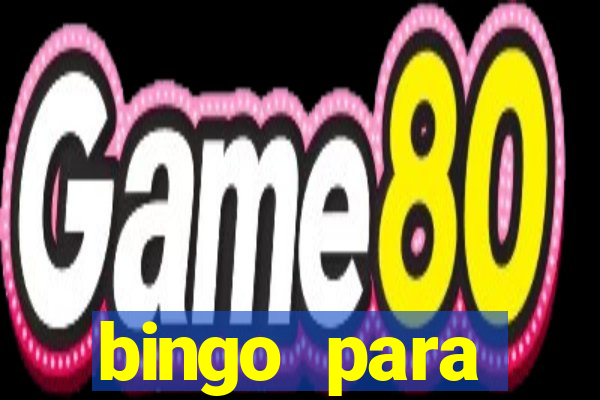 bingo para despedida de solteira para imprimir